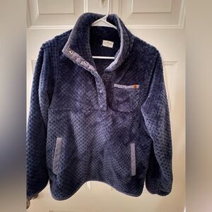 Simply Southern Navy Fleece Kids Jacket